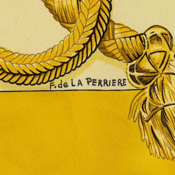 Hermès, a 'Palefroi' silk scarf.