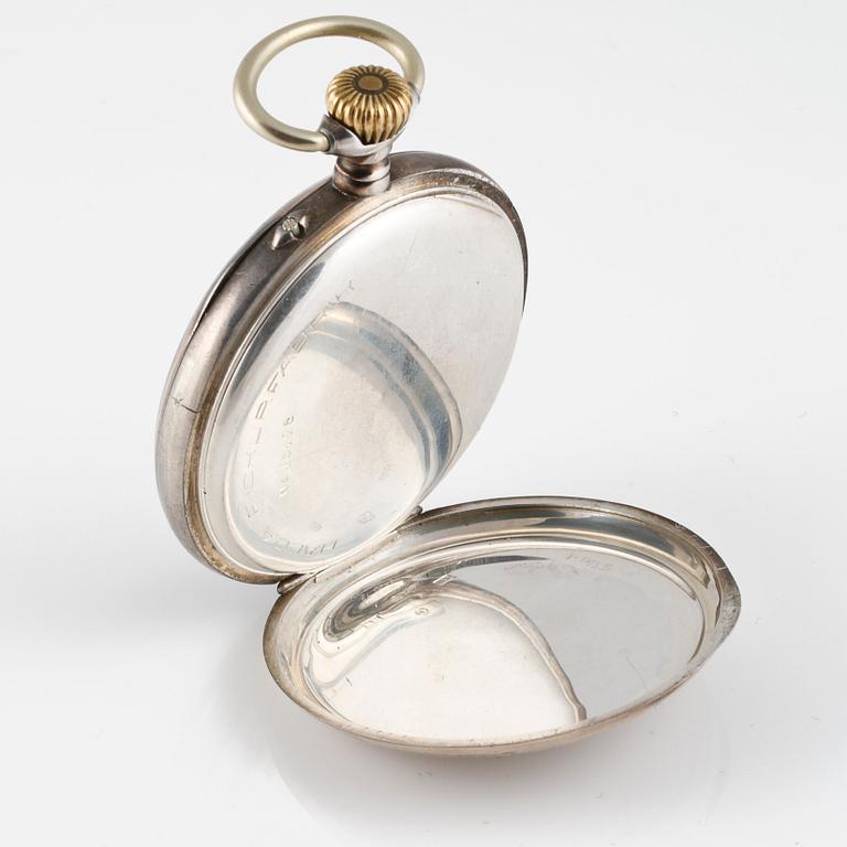 FICKUR, Halda fickurfabrik, silver, ca 1900, vikt 99 gram.