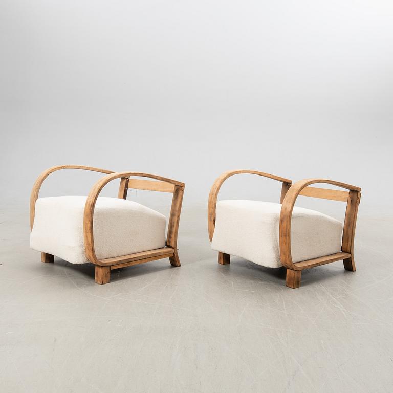 Fåtöljer ett par Art Deco 1900-talets första hälft.