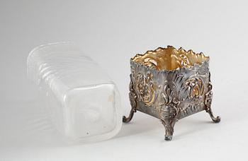 VAS, silver och glas, tidigt 1900-tal.