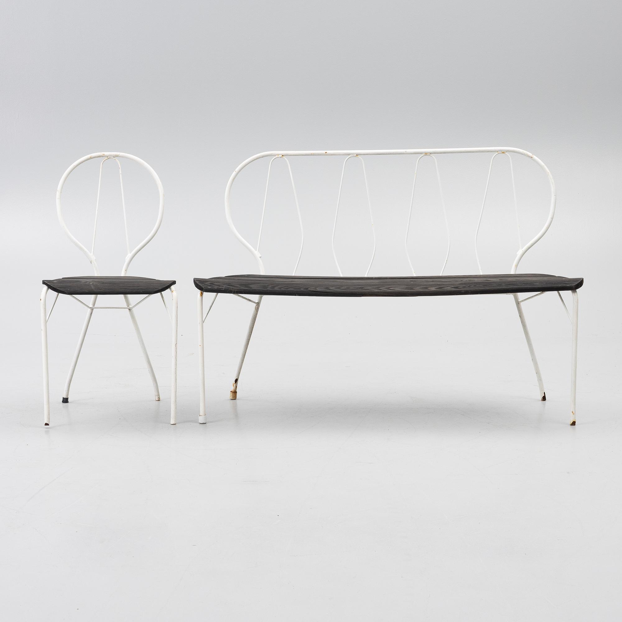 Tore Ahlsén, trädgårdsgrupp, "Pia", Gärsnäs, 1900-talets mitt/andra hälft.