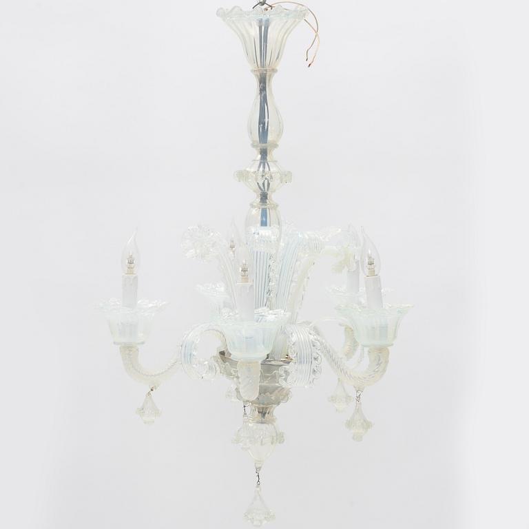 A Venetian style chandelier, 1950's/60's.
