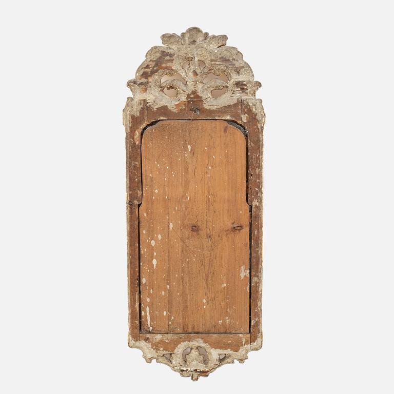 A Rococo mirror, second half of the 18th century.