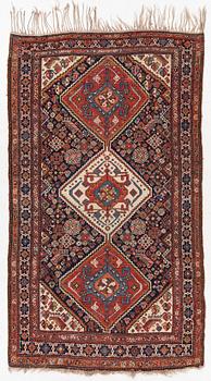 Matta, Qashqai, antik, ca 237 x 142 cm.