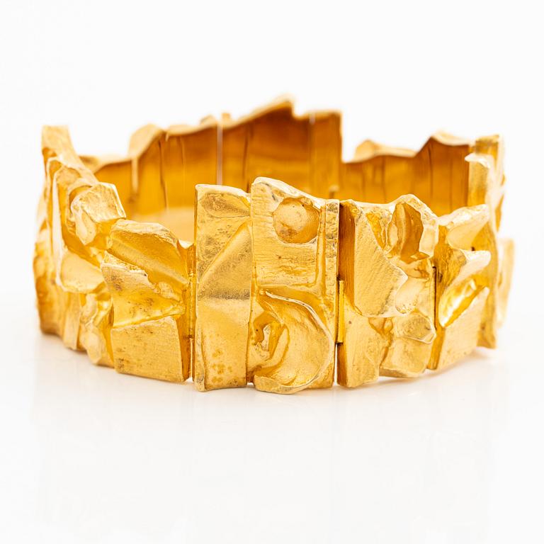 A Björn Weckström bracelet 18K gold "Tenochtitlan", for Lapponia.