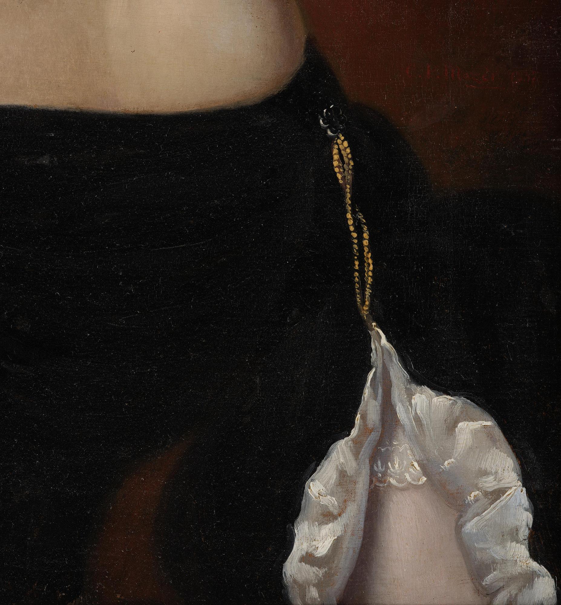 Carl Peter Mazér, Portrait probably depicting "Katarina Zakharovna" (1795-1849).
