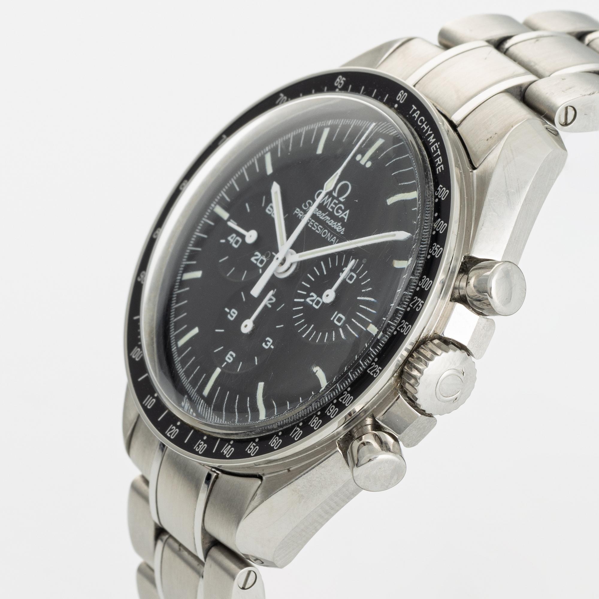 Omega, Speedmaster, Moonwatch, Professional, chronograph, wristwatch, 42 mm.