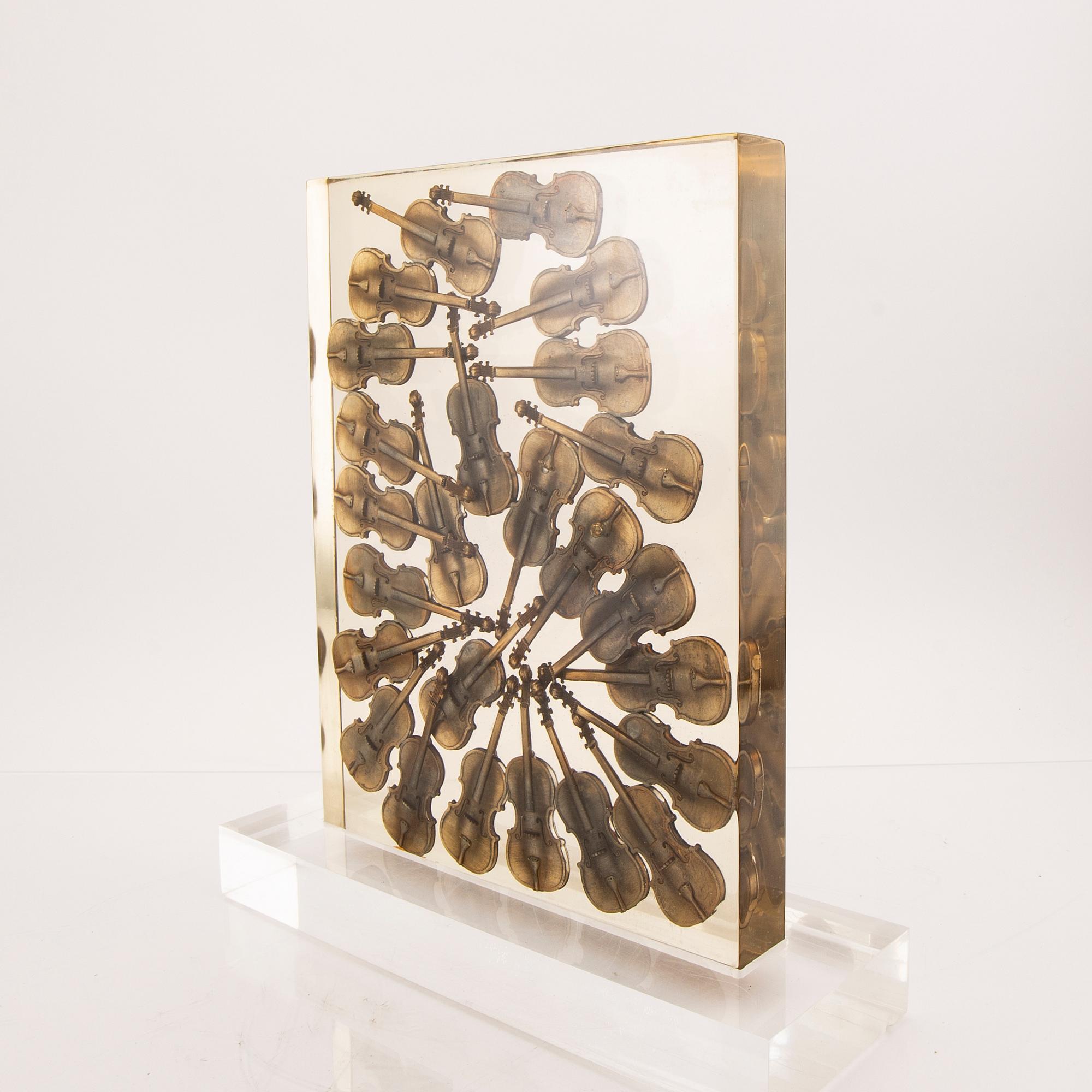 Arman,  skulptur signerad.