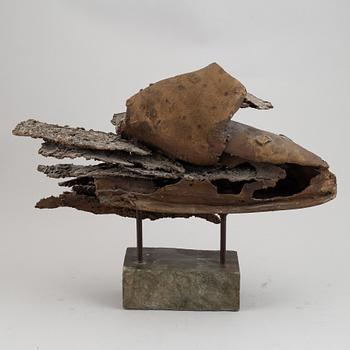 Giorgio de Giorgi, sculpture. Signed with initial. Total height 45 cm. Length 58 cm.