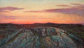 65. Karl Nordström, "Skymning Hallandskusten" (Twilight over the coast of Halland).