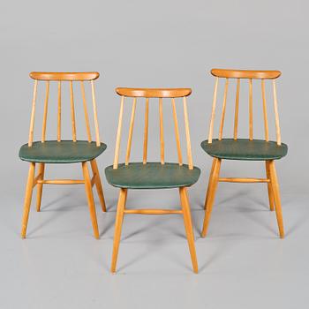 STOLAR, 3 st, "Fanett", Ilmari Tapiovaara, Edsbyverken, 1950/1960-tal.