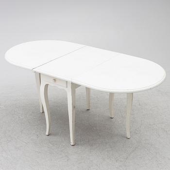 Drop-leaf table, Rococo style, second half of the 20th century.