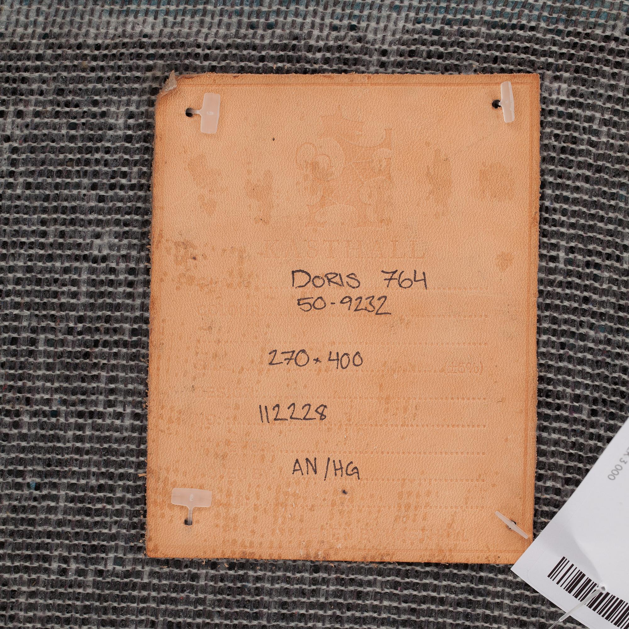 A CARPET, "Doris 764", machine made, ca 397 x 265,5 cm, design: Gunilla Lagerhem Ullberg for Kasthall.