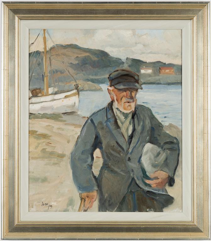 Karl Örbo, oil on canvas, signed and dated -49.
