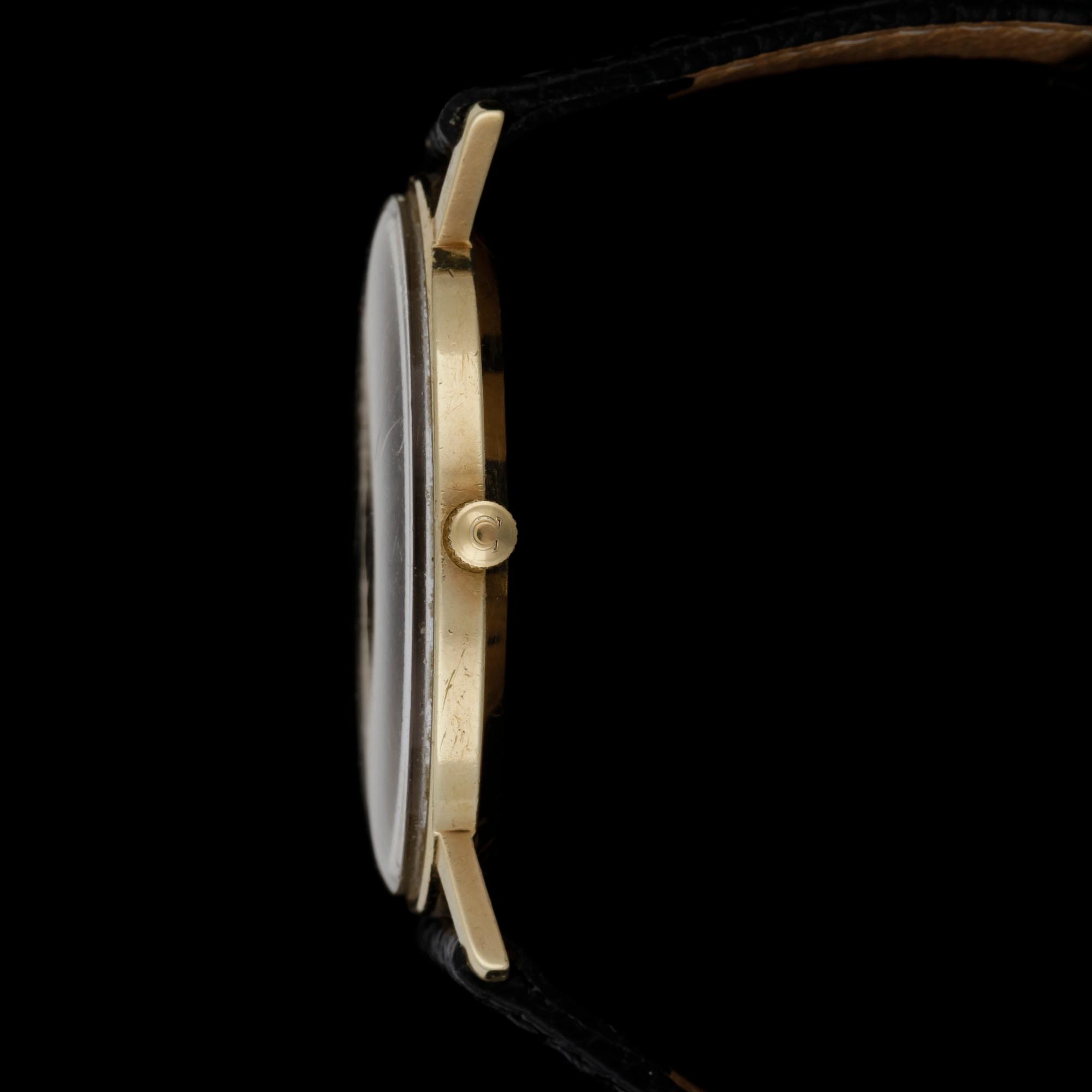 ARMBANDSUR, boett 18k guld, Omega.