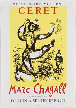 UTSTÄLLNINGSAFFISCHER, 4 stycken, Marc Chagall.