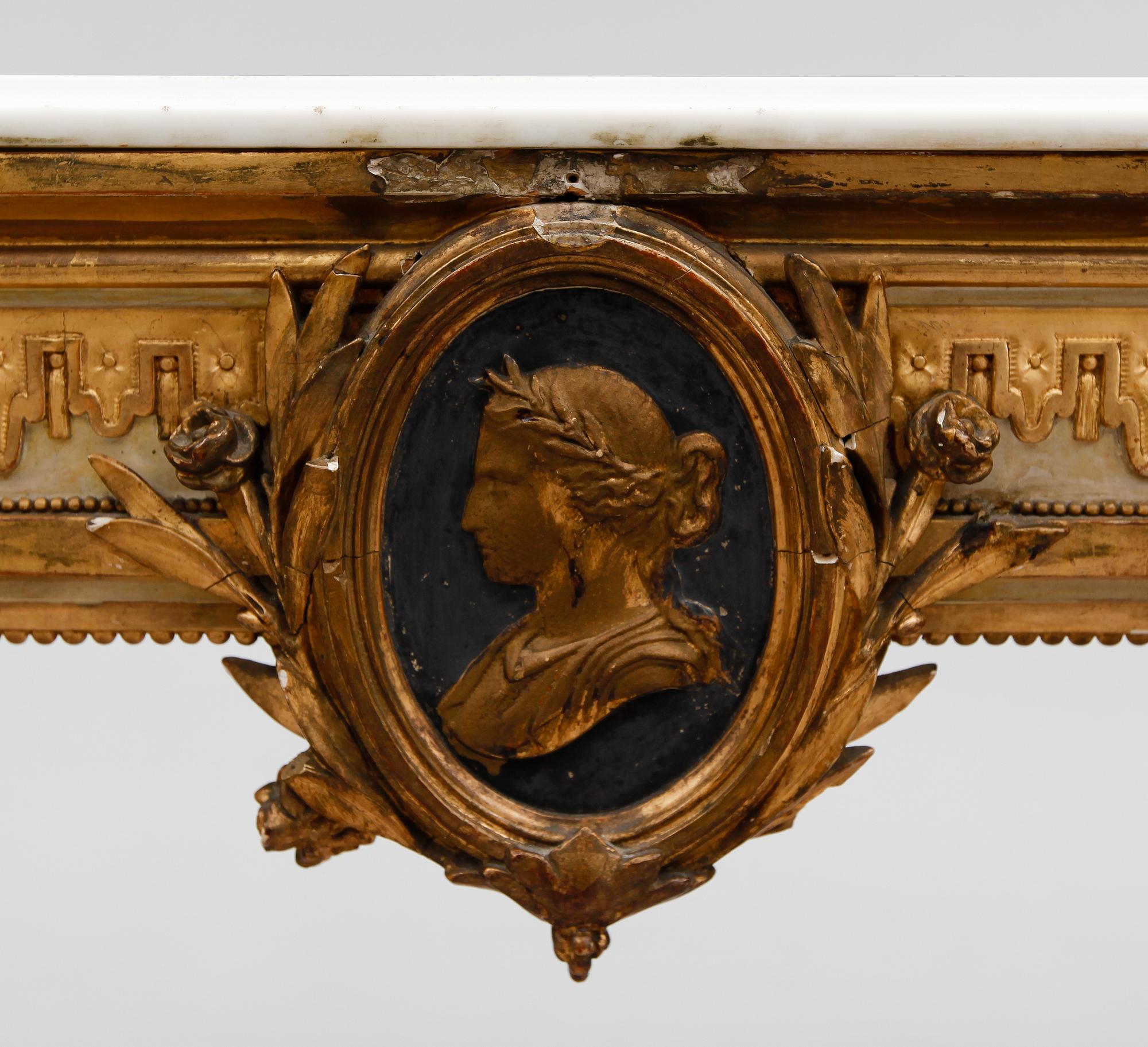 KONSOLBORD, gustaviansk stil, 1900-talets första hälft.