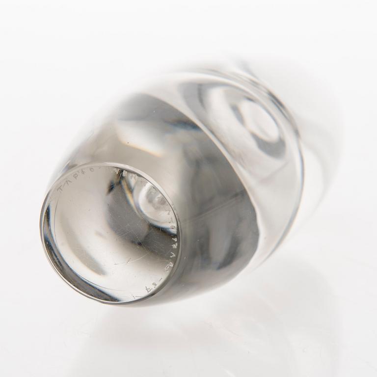 TAPIO WIRKKALA 'Tokio' glass sculpture / vase, signed Tapio Wirkkala Iittala -57.