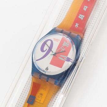 Swatch, Bold Face, wristwatch, 34 mm.