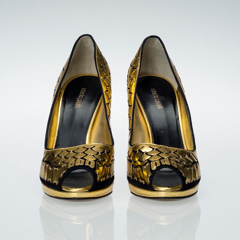 SKOR, Roberto Cavalli, storlek 39.