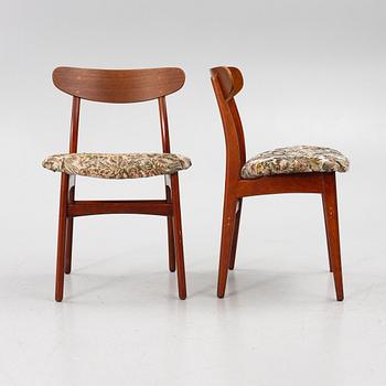Chairs, 4 pcs, Farstrup, Denmark, 1960s.