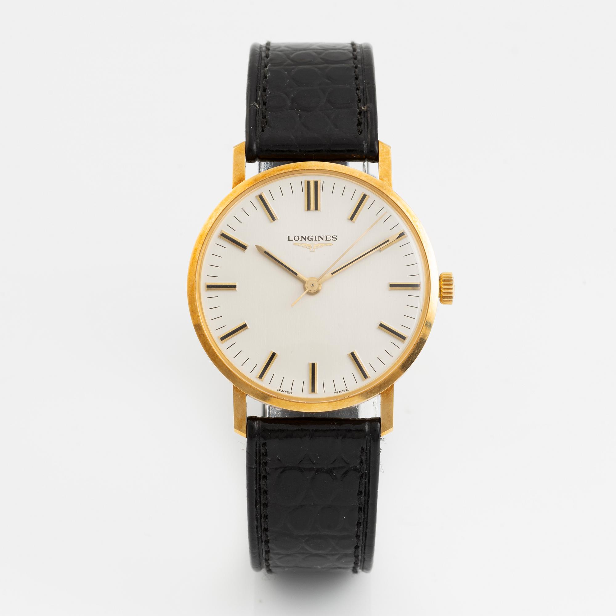 Longines, wristwatch, 34 mm.