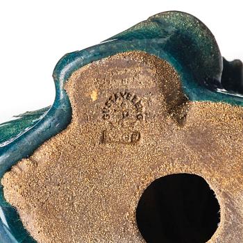 Wilhelm Kåge, a chamotte stoneware sculpture of a dragon puppy, Gustavsberg ca 1940.