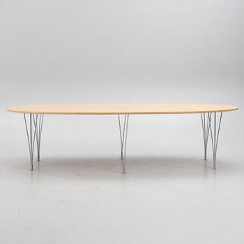 Bruno Mathsson, & Piet Hein, dining table, "Superellipse", Bruno Mathsson International, 1990s.