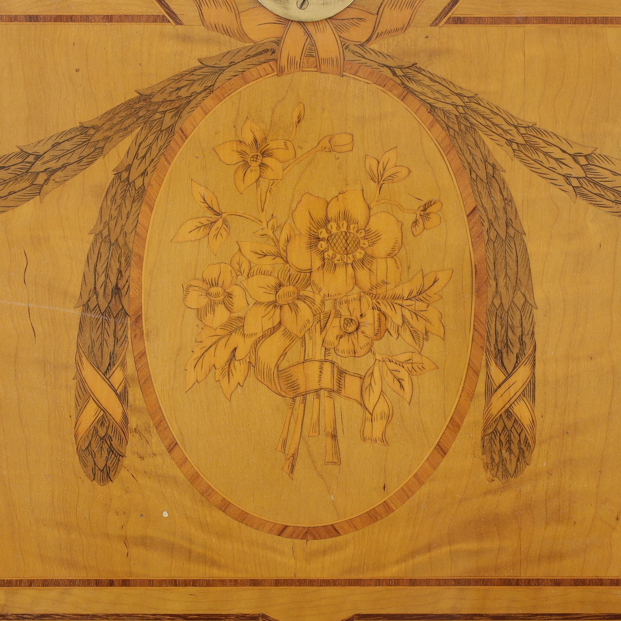 SEKRETÄR, gustaviansk stil, omkring 1900-talets mitt.