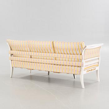 A 19th century gustavian style sofa.