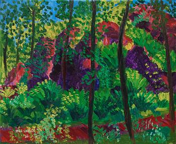 611. Inge Schiöler, Verdant landscape.