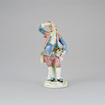 FIGURIN, porslin, 1700-tal.