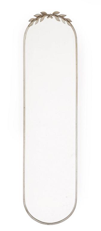 An Estrid Ericsom pewter wall mirror, Svenskt Tenn, Stockholm 1931.