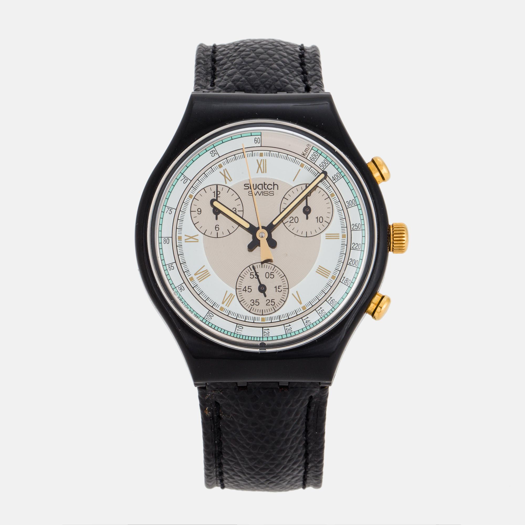 SWATCH, Chrono, Colossal, wristwatch, 37.3 mm. - Bukowskis