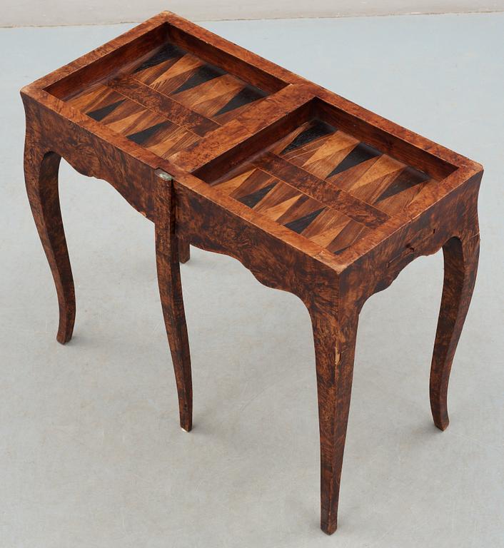 SPELBORD, av Jacob Sjölin (mästare i Köping och Kungsör 1767-1785). Rokoko.