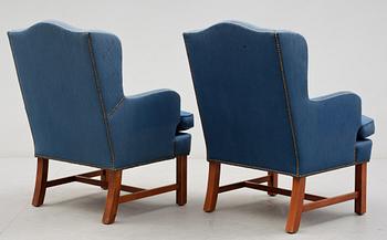 FÅTÖLJER, ett par, Norell, 1900-talets slut.