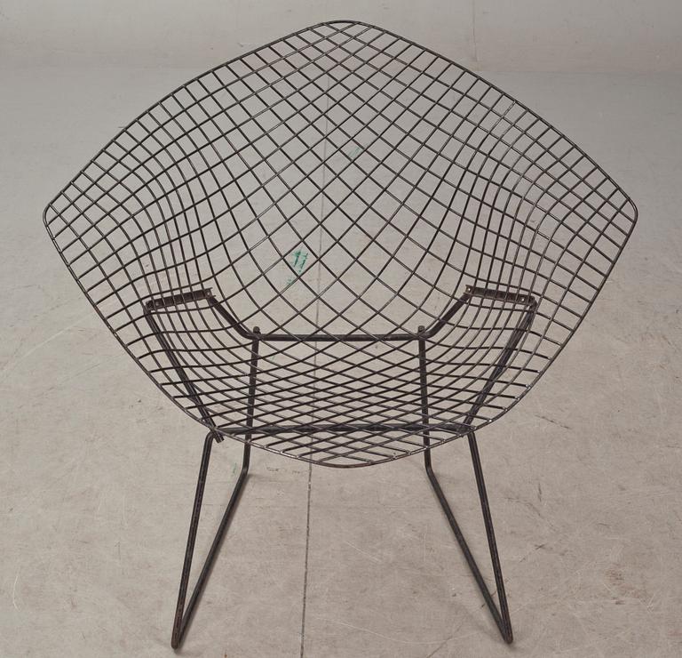 FÅTÖLJ, "Diamond chair". Design Harry Bertoia.