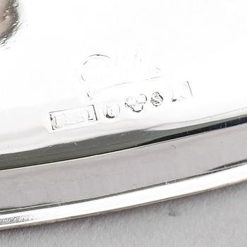 LJUSSTAKAR, 1 par, silver, Göthlin, Tesi, 1959.