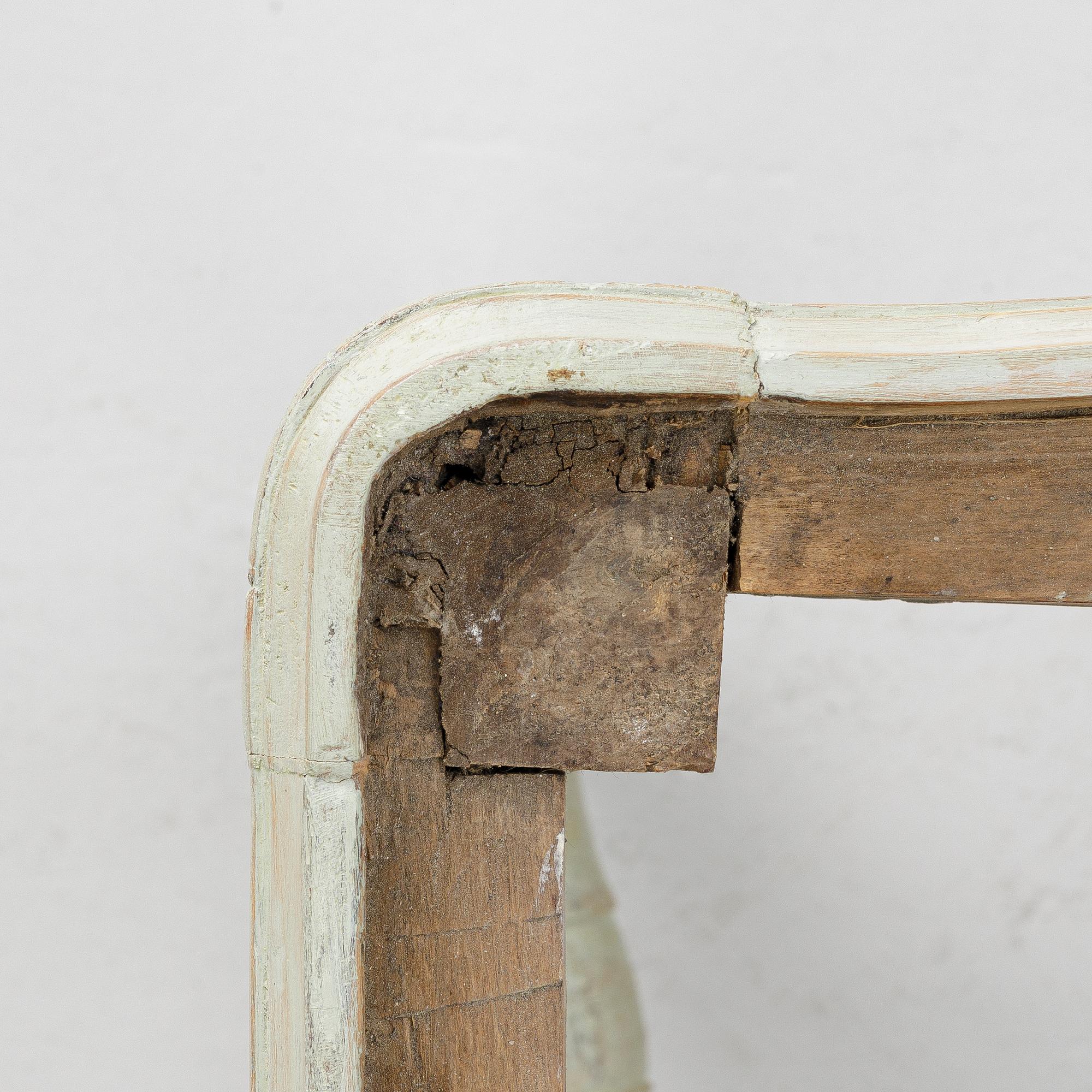 A Gustavian chair, end of the 18th century.