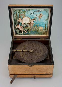 SPELDOSA, Polyphon, Tyskland, ca. 1900.