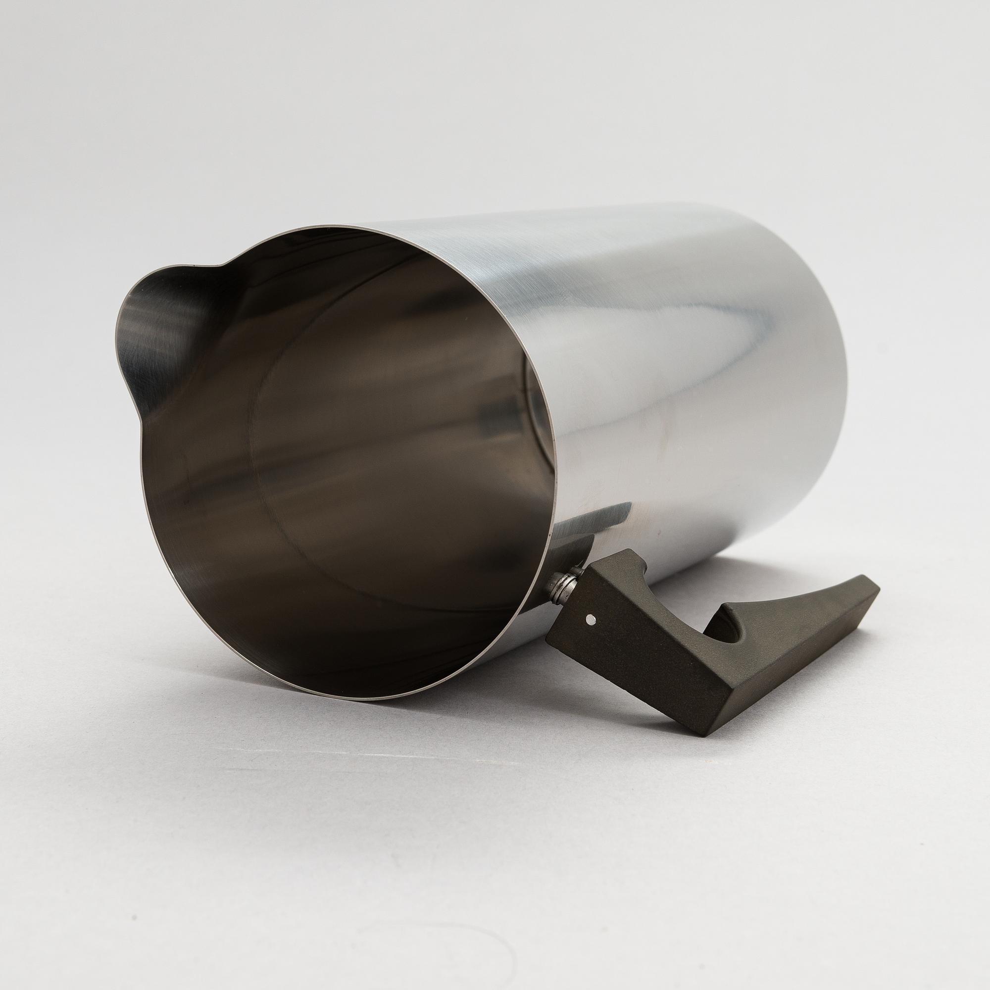 Stelton, 3 osaa, Arne Jacobsen, "Cylinda-Line" ja Erik Magnussen, jääpalakulho, Tanska, 1960-70-luku.