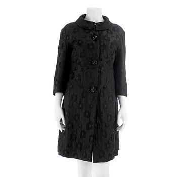 555. NK FRANSKA DAMSKRÄDDERIET, a black silk jacket.