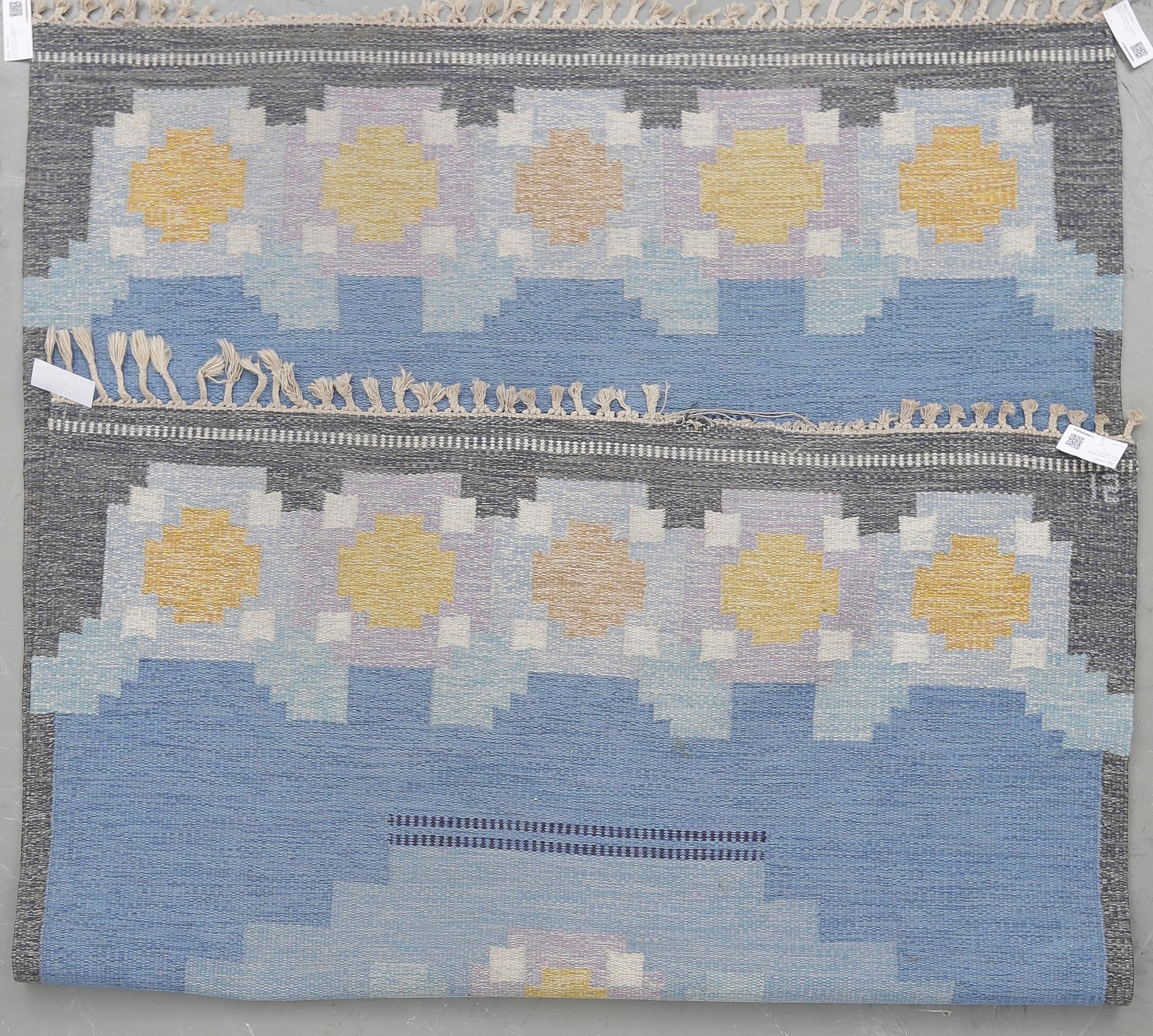 MATTA, rölakan, Ingegerd Silow, signerad IS. Ca 236 x 165.