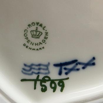 ROYAL COPENHAGEN, "Blå Blomst", porcelain, Denmark, 50 pcs.