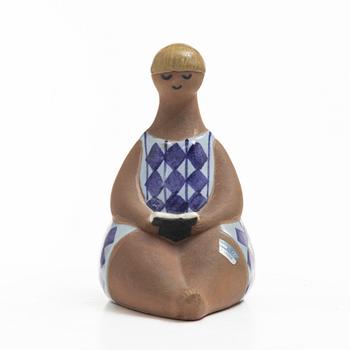 Lisa Larson, an 'Amalia' stoneware figurine from the series 'ABC-flickorna', Gustavsberg, Sweden.