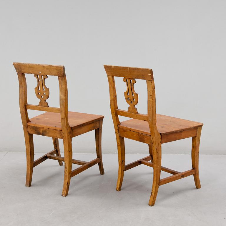 STOLAR, ett par, Karl Johan, 1800-talets första hälft.