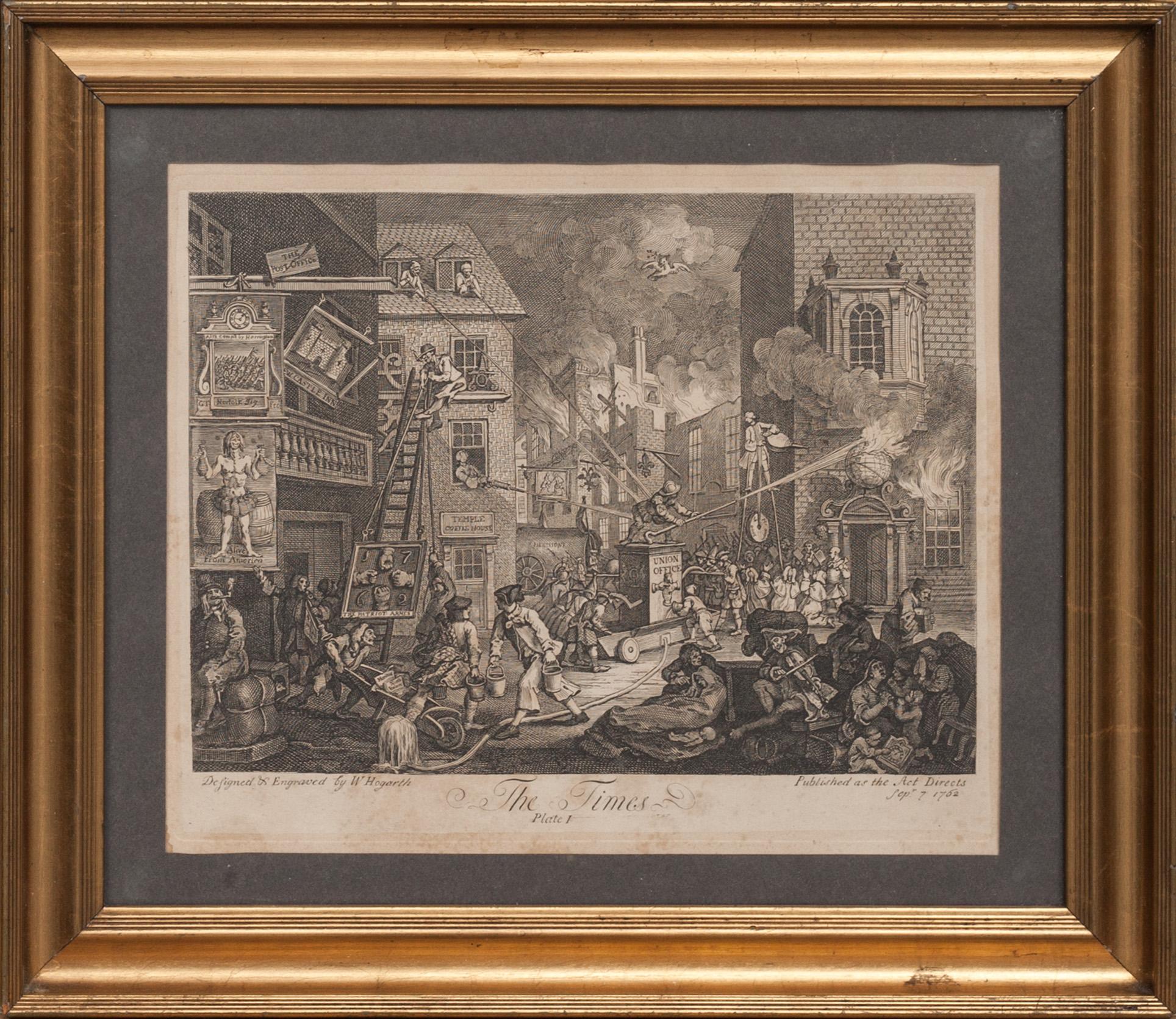 WILLIAM HOGARTH, kopparstick, 1762.