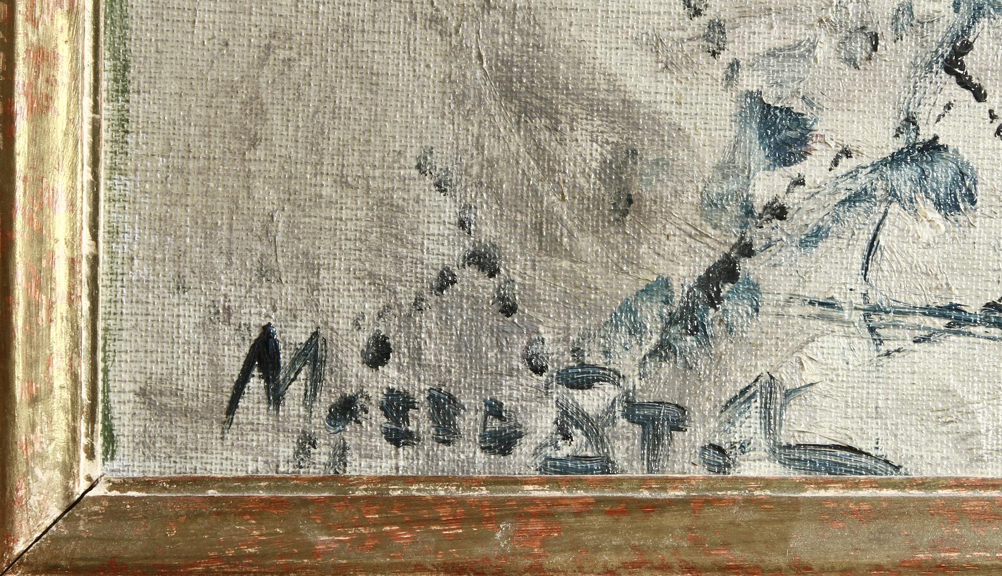 MOSSE STOOPENDAAL, olja på duk, sign.