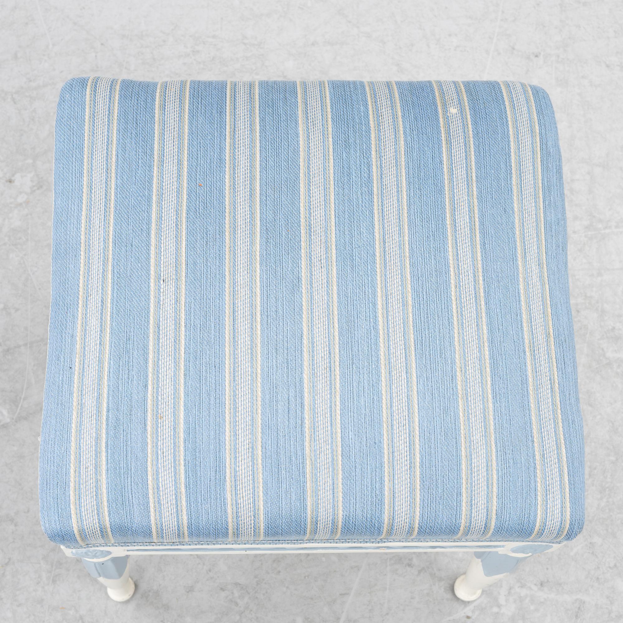 Stools, a pair, Gustavian style, 20th century.