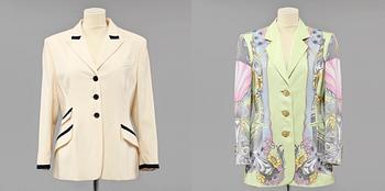 KAVAJER, 2 st, Laurél samt Crisca. 1900-talets sista kvartal.